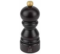 PEUGEOT - Paris u'Select 12 cm Salt Mill - 6 Predefined Grind Settings - Made with PEFC Certified Wood - Made in France - Chocolate Colour, Brown