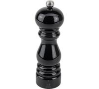 PEUGEOT - Paris u'Select 18 cm Pepper Mill - 6 Predefined Grind Settings - Made with PEFC Certified Wood - Made in France - Black Laquered Colour