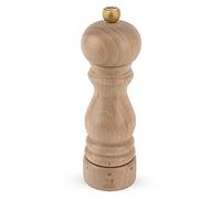 PEUGEOT - Paris u'Select 18 cm Salt Mill - 6 Predefined Grind Settings - Made with PEFC Certified Wood - Made in France - Natural Colour, Beige
