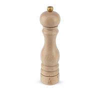 PEUGEOT - Paris u'Select 22 cm Pepper Mill + Pepper Included - 6 Predefined Grind Settings - Made with PEFC Certified Wood - Made in France - Natural Colour