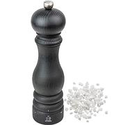 PEUGEOT - Paris u'Select 22 cm Salt Mill - 6 Predefined Grind Settings - Powdered Salt Innovation, Zirlion Mechanism - PEFC-Certified Wood - Made in France - Graphite Finish