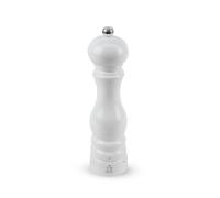 PEUGEOT - Paris u'Select 22 cm Salt Mill - 6 Predefined Grind Settings - Powdered Salt Innovation, Zirlion Mechanism - PEFC-Certified Wood - Made in France - Glossy White Finish