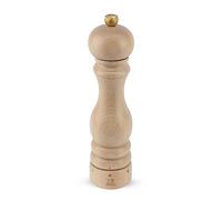 PEUGEOT - Paris u'Select 22 cm Salt Mill + Rock Salt Included - 6 Predefined Grind Settings - Made with PEFC Certified Wood - Made in France - Natural Colour