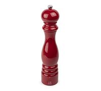 PEUGEOT - Paris u'Select 30 cm Pepper Mill - 6 Predefined Grind Settings - Made with PEFC Certified Wood - Made in France - Glossy Passion Red Colour
