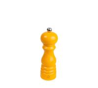 PEUGEOT - Paris u'Select Salt Mill 18 cm - ParisRama Collection - 6 Pre-Defined Grinding Settings - PEFC Certified Wood - Made in France - Saffron Yellow Lacquered Colour