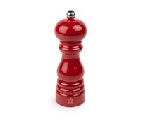 PEUGEOT - Paris u'Select 18 cm Salt Mill - 6 Predefined Grind Settings - Powdered Salt Innovation, Zirlion Mechanism - PEFC-Certified Wood - Made in France - Glossy Passion Red Finish