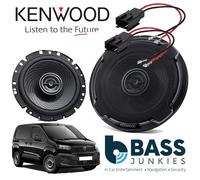 Vauxhall Corsa B Combo 1993-00 KENWOOD 330 Watts 3 Way Front Door Car Speakers