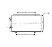 AVA COOLING SYSTEMS PEA2268 Engine radiator