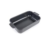 PEUGEOT - Rectangular ceramic casserole dish - 22 cm (including handles) x 12 cm x 4.5 cm - capacity: 850 ml - 10 year guarantee - slate grey