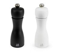 Peugeot - Tahiti 15 cm Pepper Mill + Salt Mill - Matte Black & White Color