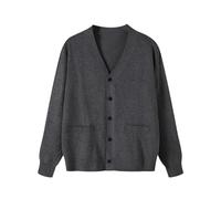 Peuignao Ladies Cardigan Womens Fine Knit Cardigans Knitted Long Sleeve V Neck Open Cardigan for Women Women's Oversized Slouchy Thin Fashionable Cardigan Jacket for Women Plus Size Grey 5XL