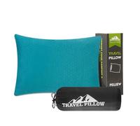 PEUJEW Camping Pillow Small Shredded Memory Foam Pillow, Travel Pillow Breathable and Soft, Suitable for Backpacking Hiking, Airplane and Car