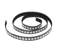 Peukerty 100PCS WS2812B RGB LED Chip 5050SMD White PCB WS2812 Individually Addressable Chip Pixels DC5V