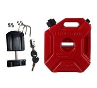 Peukerty 1Set 5L Fuel Tanks Plastic Car Mount Motorcycle Jerrycan Can Oil Container Fuel Canister