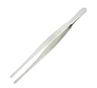 Peukerty 5.5 Inch Silver Tone Stainless Steel Round Tip Tweezers