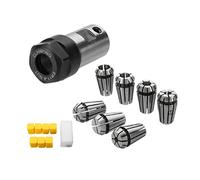 Peukerty 7Pcs ER11 1-7mm Spring Collets with ER11A 5mm Motor Shaft Holder Rod