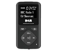 Peukerty DAB/DAB Digital Radio Bluetooth 4.0 Personal Pocket FM Mini Portable Radio Earphone MP3 -USB
