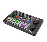 Peukerty Live External Sound Card, Bluetooth 5.0 Voice Changer, 16 Types of, 6 Modes Mixer for Phones, PC, Tablets