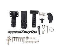 Peukerty Metal Hitch Trailer for SCX10 90046 TRX4 1/10 RC Crawler Car Remote Control Car for Baby Kid