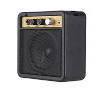 Peukerty Mini Guitar Amplifier Amp Speaker 5W with 6.35mm Input 1/4 Inch Headphone Output Supports Volume Tone Adjustment