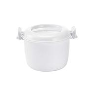 Peukerty Rice Cooker Multifunction Small Lunch Container Cooker Cookware for 17.5x21x14cm