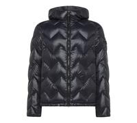 Peuterey chevron-quilted hooded jacket - Blue L