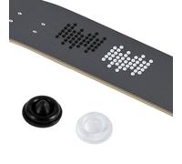 PEUTIER 100pcs Anti-Slip Snowboard Stomp Pads Mat, Self-Adhesive Spike Snowboarding Step Pad Extra Grip Pad Winter Ski Accessories (Clear, Black)