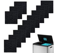 PEUTIER 12pcs Trash Can Deodorizing Filter Replacement Parts, Activated Charcoal Deodorizer, Compatible with EKO Trash Cans