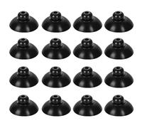 PEUTIER 16pcs Fish Tank Suction Cups, Black Aquarium Suction Cup Camp Clip Rubber Suction Cup Clips Accessories Fish Tank Attachments for Fish Tank Aeration Setup, Airline Tubing, and Tank Pump