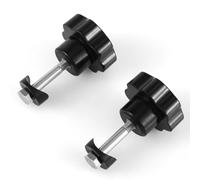 PEUTIER 2 Sets Rollator Walker Replacement Knobs, Universal Rollator Knobs Comfortable Accessories Arm Adjustment Knobs Rollator Drive Parts for Rollator