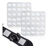 PEUTIER 2pcs Snowboard Stomp Pads, Snowboarding Grip Pad Antiskid Mat Self Adhesive Spike Stomp Pad Extra Grip Padded for Winter Snow Ski Accessories (Clear)