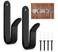 PEUTIER 2pcs Snowboard Wall Mount, Snowboard Wall Rack Hanger Snowboard Display Rack Snowboard Accessories for Ski Board Longboard