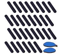 PEUTIER 30pcs Pickleball Lead Tape, Weighted 3g Lead Tape for Pickleball Paddles Adhesive Lead Tape Pickleball Golf Tennis Accessory for Paddle Edge Guard Increase Power and Swing Speed (Black)