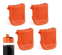 PEUTIER 4pcs Clip for Gatorade Gx Bottle, Water Bottle Lid Clip Replacement Lid Clip Bottle Cap Fastener Compatible with Gatorade GX Accessories (Orange)