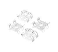 PEUTIER 4pcs Tracker Attachment Clips, Dog GPS Tracker Silicone Clips for Cat Pet Location Activity Tracker Replacement Accessories Compatible with Tractive GPS (White)