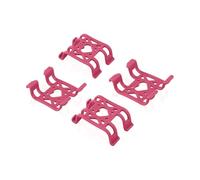 PEUTIER 4pcs Tracker Attachment Clips, Dog GPS Tracker Silicone Clips for Cat Pet Location Activity Tracker Replacement Accessories Compatible with Tractive GPS (Rose Red)