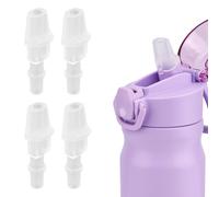 PEUTIER 4pcs Water Bottle Mouthpiece Replacement for BJPKPK Insulated Water Bottle, Silicone Water Bottle Bite Valve Replacement Parts Compatible with BJPKPK 18 Oz 25 Oz Insulated Water Bottle