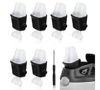 PEUTIER 6pcs Replacement Spout for Contigo, Soft Lids Replacement with Screwdriver BPA-Free Silicone Mouthpiece Parts Compatible with Contigo Aubrey Kids 14oz 20oz Newest Water Bottle