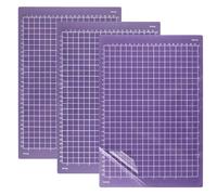 PEUTIER 8.5''x12'' Cutting Mat for Cricut Joy Xtra, 3pcs Adhesive Cutting Mats Reusable Strong Grip Mat Replacement Compatible with Cricut Joy Extra Accessories (Purple), 02156-58
