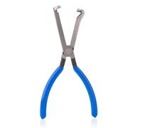 PEUTIER Automotive Electrical Disconnect Pliers With Connector for Spark Plug, Car Electrical Plug, Fuel Line and Hose Clip Clamp - Locking-Push Tab (Blue)