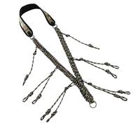 PEUTIER Duck Call Lanyard, Call Lanyard for Hunting with 10 Adjustable Rings Call Lanyard Duck Strap Duck Hunting Accessories for Hunter Gift Countryside