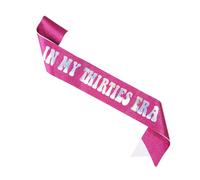 PEUTIER in My Thirties Era Sash, 63 Inch Free Size Thirty Sash with Pin 30th Birthday Sash 30s Birthday Party Sashes Decoration Shower Sash Gifts for Birthday