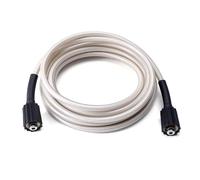 PEUTIER Pressure Washer Hose, 6m/19.69ft, Silver, Plastic & Metal, Compatible with Ryobi RY14122 & RY141900, 3200 PSI, 22mm/0.87" Thread, 1 Pack