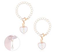 PEUTIER Stanley Cup Letter Accessories - Heart Pendant Personalized Name ID Initial Decorations Handle