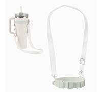 PEUTIER Water Bottle Handle Strap, Silicone Adjustable Water Bottle Strap Carrier Water Bottle Cup Sling Water Bottle Holder Accessories for Stanley, for Traveling Hiking Camping