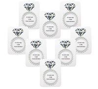 Peuubuy Hen Party Hair Ties no Damage, Bridesmaid Bridal Shower Gifts for Wedding Day, Spiral Hair Ties Scrunchies for party supplies (Set of 8-Silver)