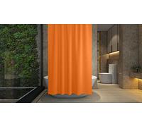 PEVA Shower Curtain - Water Repellent, Mildew Resistant, 180x180cm, 71x71inch, Rail Hooks, Ultra-Thin, Feather Light, Wet Rooms, Shower, Bath, Plain Solid Vibrant Colours, Style, Décor and Designer