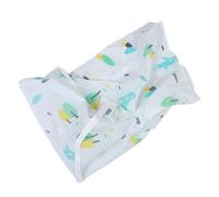Peva Waterproof Top Load Washing Machine Cover Geometric Pattern | Roll-up Design, Green Leaf Print, Modern Look, Storage Bag for Laundry Appliance Protection