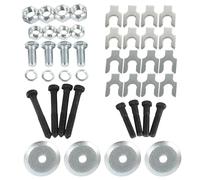 PEVAST 44 PCS Upper Lower Control Arm Bolts with Nuts Compatible with Camaro Chevelle Nova Firebird,Chevelle, El Camino, GTO, Lemans, Tempest, Skylark, GS