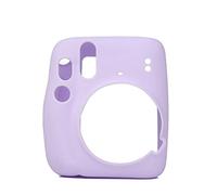 PEVAVFZMMY Fashionable Pure Color Protective Soft Shell Case Camera Jelly Color Silicone Case Bag Fit For Fuji Instax Fit For Polaroid Mini 11 Mini11 Camera bag(Purple)